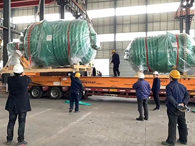 20000Lグラスライニング反応機半割コイルジャケット、アメリカ