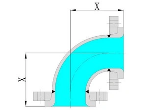 グラスライニングエルボ