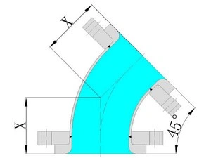グラスライニングエルボ