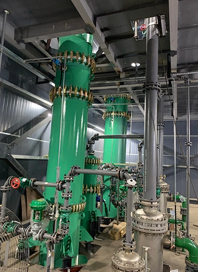 グラスライニング制カラムの納入実績