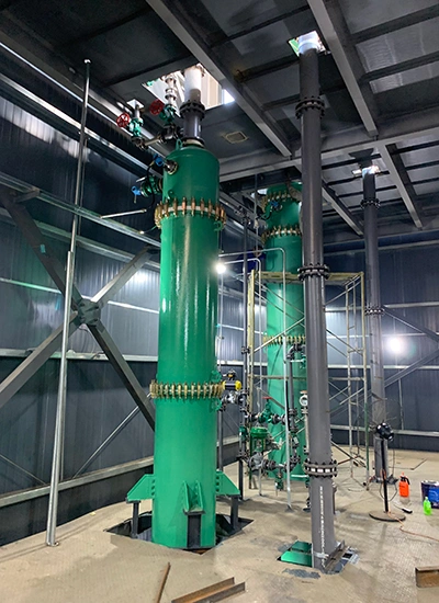 グラスライニング制カラムの納入実績