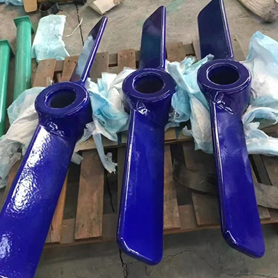 グラスライニング撹拌翼（取り外し可能なブレード付き）