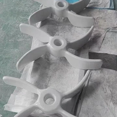 取り外し可能なグラスライニング撹拌翼（白エナメルコーティング）