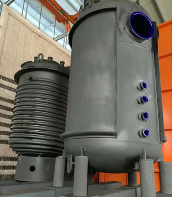 多数の側面ノズルを備えた大型反応機