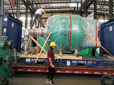 グラスライン機器の納品