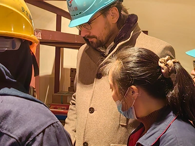 オランダの顧客による現地設備検査