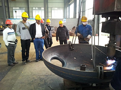 インドの顧客が当社工場を訪問