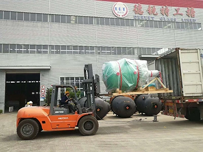 グラスライン機器の納品