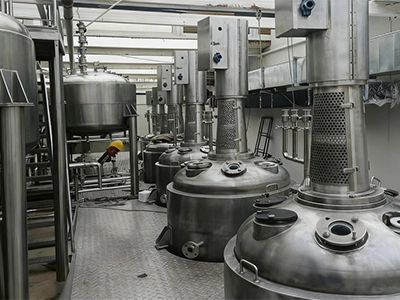 顧客プラントにおける実稼働設備