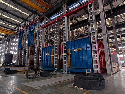 30m³縦型エナメル焼成炉