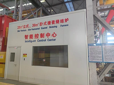 30m³縦型エナメル焼成炉